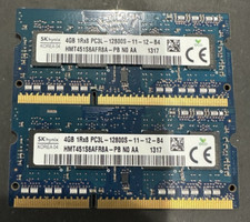 Usado, Notebook SK Hynix 8GB (2x4GB) 1Rx8 PC3L-12800S DDR3-1600Mhz RAM (HMT451S6AFR8A-PB) comprar usado  Enviando para Brazil