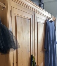 Solid pine triple for sale  LONDON