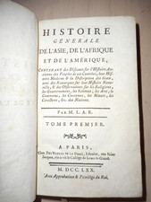 1770 histoire generale d'occasion  Paris XX