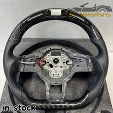 Usado, Volante de fibra de carbono compatível com Volkswagen MK7 GTI Jetta 2015-2021 com LED comprar usado  Enviando para Brazil