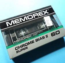 🔴 1x MEMOREX Chrome Bias II Super 60 * Type 2 * Cassette Kassette *SEALED* 1985 comprar usado  Enviando para Brazil