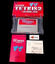 SUPER TETRIS 2 + BOMBLISS Super Famicom Nintendo SNES SFC JAP Complete comprar usado  Enviando para Brazil
