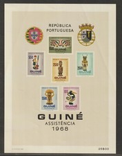 GUINÉ PORTUGUESA - ARTESANATO - BLOCO - 1968 comprar usado  Enviando para Brazil