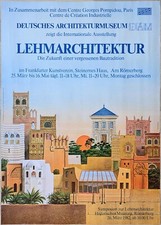 Poster plakat lehmarchitektur gebraucht kaufen  München