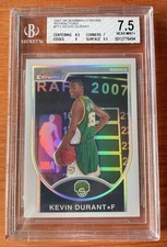 Usado, Refratores Bowman Chrome 2007 /299 Kevin Durant BGS 7.5 comprar usado  Enviando para Brazil