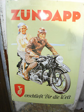 Werbeschild blech zündapp gebraucht kaufen  Königs Wusterhausen