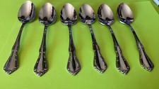 Usado, Conjunto de 6 colheres de chá de aço inoxidável Oneida ware WHITTIER lote de 6 comprar usado  Enviando para Brazil