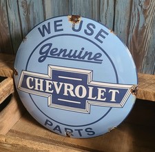 chevrolet porcelain sign for sale  Wethersfield