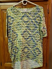 Lularoe yellow navy for sale  Shipping to United Kingdom