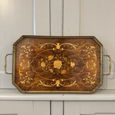 Vintage marquetry tray for sale  CRANLEIGH