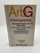 Arbeitsgesetze beck texte gebraucht kaufen  Potsdam