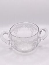 Vintage etched glass for sale  PAISLEY