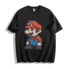 Camiseta retrô Mario - Design clássico pixel art unissex comprar usado Camiseta retrô Mario - Design clássico pixel art unissex comprar usado  Enviando para Brazil