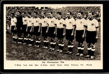 Cartolina calcio formazione usato  Italia