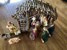 Vintage nativity figurines for sale  Blanchard
