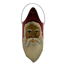 1988 Edna Young Folk Art Shadow Dancer Papai Noel Pai Natal lanterna de metal comprar usado  Enviando para Brazil
