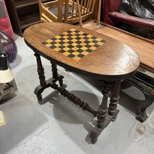 Victorian walnut chess for sale  LIVERPOOL