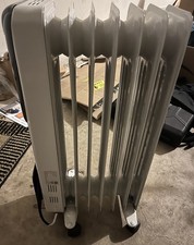 Usado, Aquecedor interno elétrico Soleil aço cheio de óleo, 5118 BTU, cinza/branco comprar usado  Enviando para Brazil