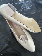 Cream satin bridal for sale  SWINDON