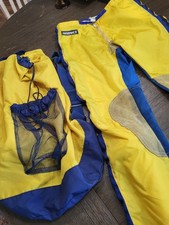 Usado, Calça de motocross off-road rara anos 70 vintage corrida resposta masculina azul/amarela com pacote comprar usado  Enviando para Brazil