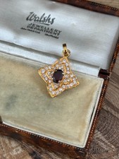 Vintage red garnet for sale  NOTTINGHAM