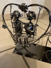 Weinflaschenhalter metallfigur gebraucht kaufen  Beindersheim, Heuchelheim, Kleinniedesh