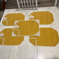 Linen placemat set for sale  Poplarville