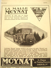 Publicité 1927 malle d'occasion  Firminy