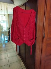 Gilet veston rouge d'occasion  Chaumont