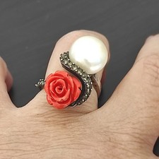 Anello vintage argento usato  Palermo