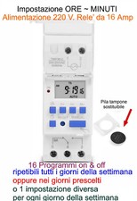 Timer programmabile giornalier usato  Lendinara
