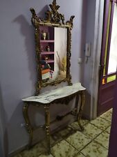 Consolle dorata con usato  Arzano