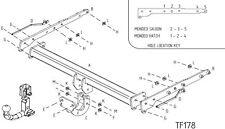 Towtrust fixed flange for sale  ATHERSTONE