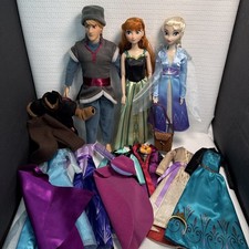 Fantasia Disney Store Frozen 2 boneca Elsa Anna Kristoff conjunto luxo figuras 12” comprar usado  Enviando para Brazil