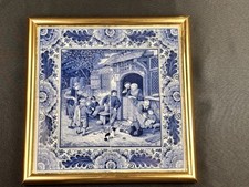 Framed delft blue for sale  Trenton