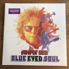 Simply Red - Blue Eyed Soul 12” Purple Vinyl Lp & Print Signed Autographed comprar usado  Enviando para Brazil