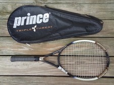 RAQUETE DE TÊNIS PRINCE TRIPLE AMEACE BANDIT OS + ESTOJO - 4 1/2" GRIP - 110 sq. em. comprar usado  Enviando para Brazil