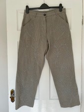 Zara embroidered trousers for sale  SUTTON COLDFIELD