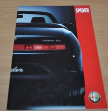 1996 Alfa Romeo Spider Brochure Prospekt ENG Edition, usado comprar usado  Enviando para Brazil