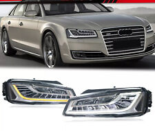 Par de conjunto de faróis projetor sequencial LED DRL para AUDI A8 S8 2014-2017, usado comprar usado  Enviando para Brazil