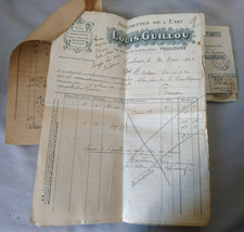 Lot anciennes factures d'occasion Lot anciennes factures d'occasion  Le Mans