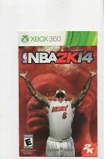NBA 2K14 Xbox 360 SOMENTE MANUAL Autêntico Original comprar usado  Enviando para Brazil