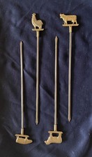 Grillspieße tiermotive stahl gebraucht kaufen  Kreßberg