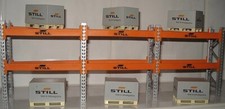Empilhadeira empilhadeira Still Pallet Rack com paletes e cargas comprar usado  Enviando para Brazil