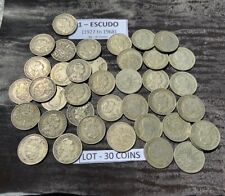 30 moedas portuguesas de 1 escudo ALPACA (1927 a 1968) oportunidade comprar usado  Enviando para Brazil