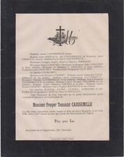 1898 faire part d'occasion  Toulouse-
