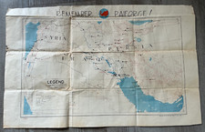 Wwii paiforce map for sale  STAFFORD