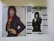 Vinnie Vincent Kiss Shakin Stevens clippings Sweden 1980s comprar usado  Enviando para Brazil