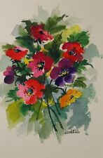 Original watercolour summer for sale  WIRRAL