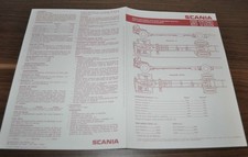 1983 Scania S 112 chassi ônibus especificação caminhão folheto Prospekt Brasil comprar usado  Enviando para Brazil